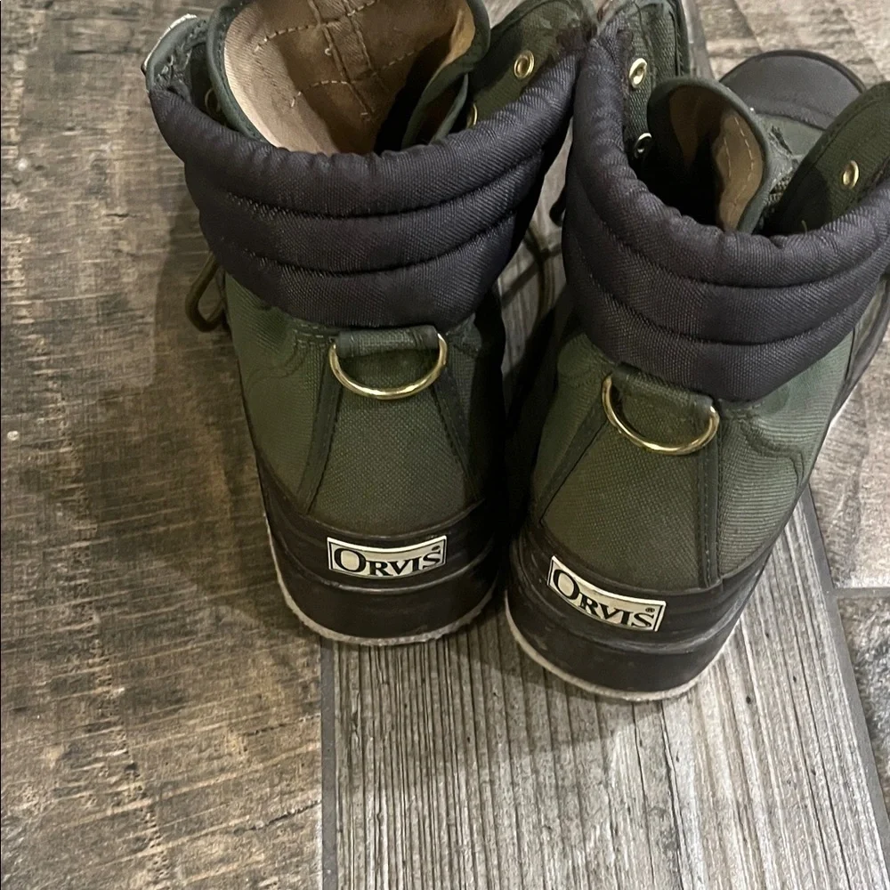 Orvis Green and Black Outdoor Boots